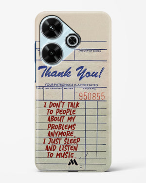 Dont Talk to People Hard Case Phone Cover (Xiaomi)