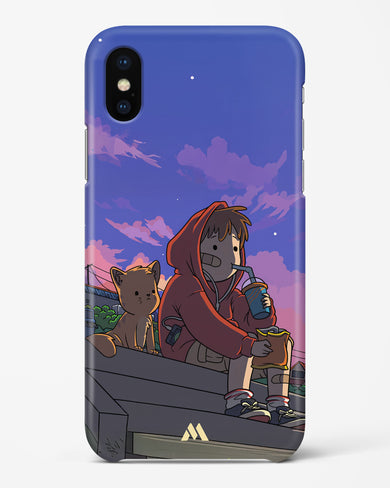 Anime Boy Lo Fi Hard Case Phone Cover (Apple)