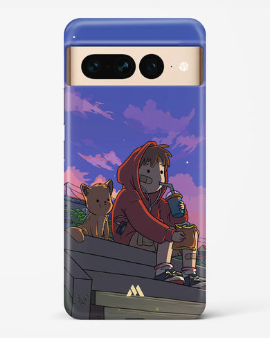 Anime Boy Lo Fi Hard Case Phone Cover (Google)