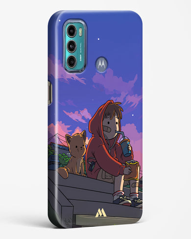 Anime Boy Lo Fi Hard Case Phone Cover (Motorola)
