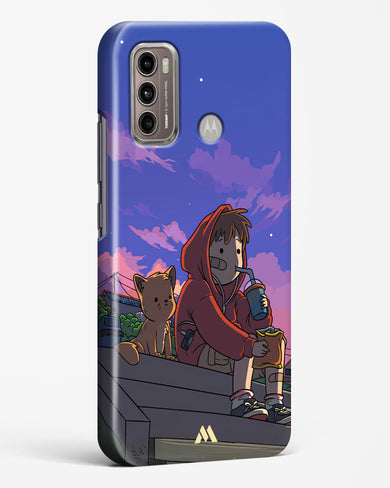 Anime Boy Lo Fi Hard Case Phone Cover (Motorola)