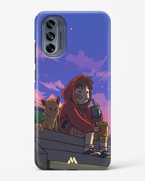 Anime Boy Lo Fi Hard Case Phone Cover (Motorola)