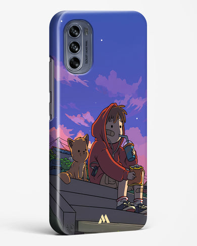Anime Boy Lo Fi Hard Case Phone Cover (Motorola)