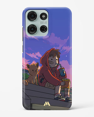 Anime Boy Lo Fi Hard Case Phone Cover (Motorola)
