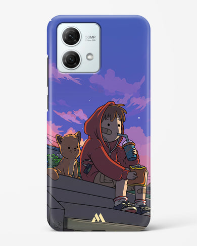Anime Boy Lo Fi Hard Case Phone Cover (Motorola)