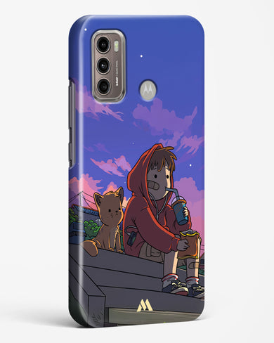 Anime Boy Lo Fi Hard Case Phone Cover (Motorola)