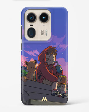 Anime Boy Lo Fi Hard Case Phone Cover (Motorola)