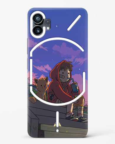 Anime Boy Lo Fi Hard Case Phone Cover (Nothing)