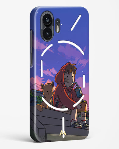 Anime Boy Lo Fi Hard Case Phone Cover (Nothing)