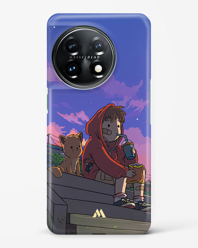 Anime Boy Lo Fi Hard Case Phone Cover (OnePlus)