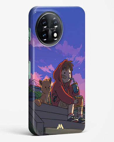 Anime Boy Lo Fi Hard Case Phone Cover (OnePlus)