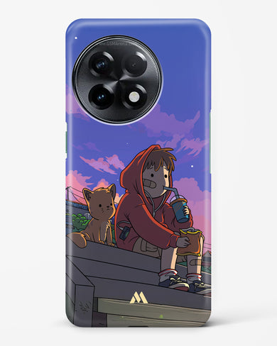 Anime Boy Lo Fi Hard Case Phone Cover (OnePlus)