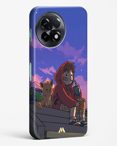 Anime Boy Lo Fi Hard Case Phone Cover (OnePlus)