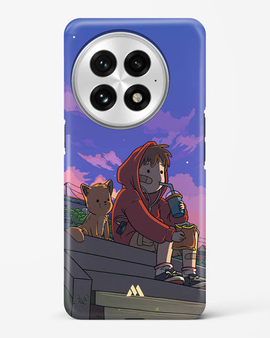 Anime Boy Lo Fi Hard Case Phone Cover (OnePlus)
