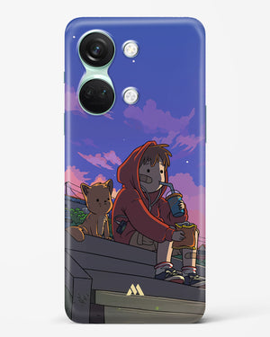 Anime Boy Lo Fi Hard Case Phone Cover (OnePlus)