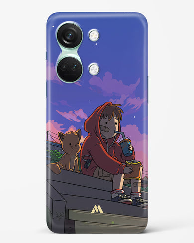 Anime Boy Lo Fi Hard Case Phone Cover (OnePlus)