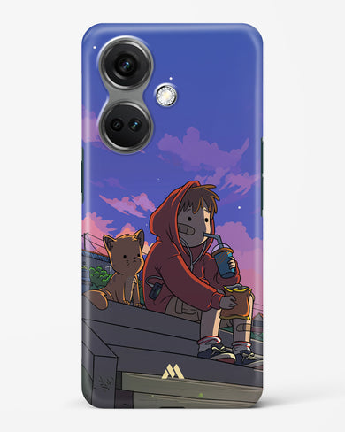 Anime Boy Lo Fi Hard Case Phone Cover (OnePlus)