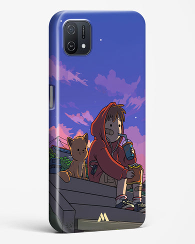 Anime Boy Lo Fi Hard Case Phone Cover (Oppo)