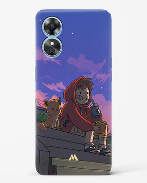 Anime Boy Lo Fi Hard Case Phone Cover (Oppo)