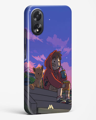 Anime Boy Lo Fi Hard Case Phone Cover (Oppo)