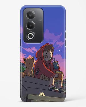 Anime Boy Lo Fi Hard Case Phone Cover (Oppo)