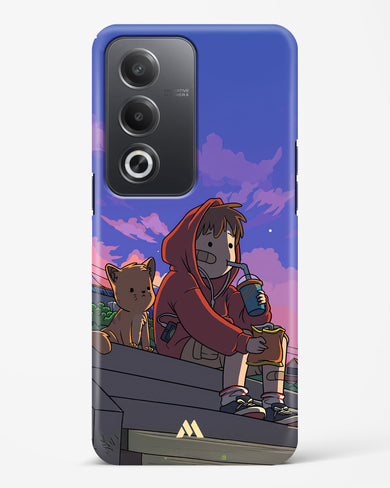 Anime Boy Lo Fi Hard Case Phone Cover (Oppo)