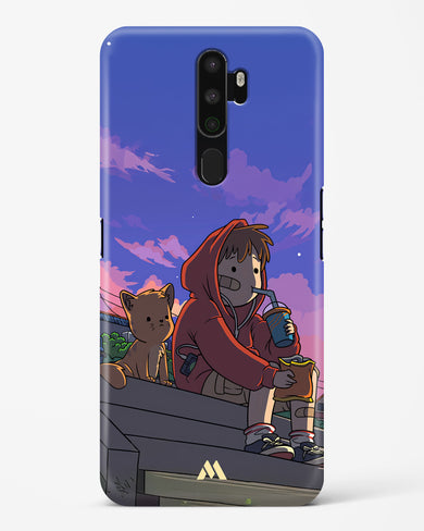 Anime Boy Lo Fi Hard Case Phone Cover (Oppo)