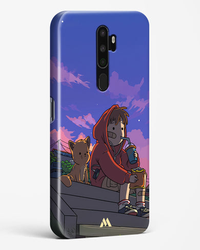 Anime Boy Lo Fi Hard Case Phone Cover (Oppo)