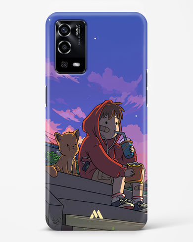 Anime Boy Lo Fi Hard Case Phone Cover (Oppo)