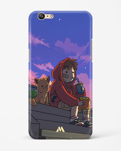 Anime Boy Lo Fi Hard Case Phone Cover (Oppo)