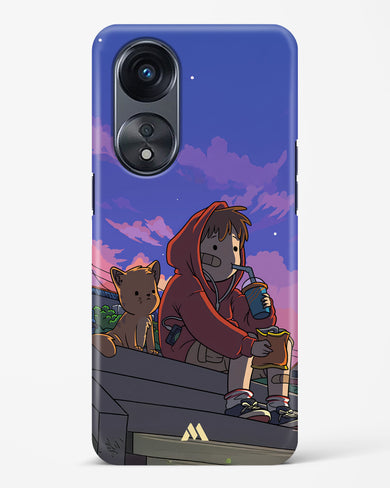 Anime Boy Lo Fi Hard Case Phone Cover (Oppo)