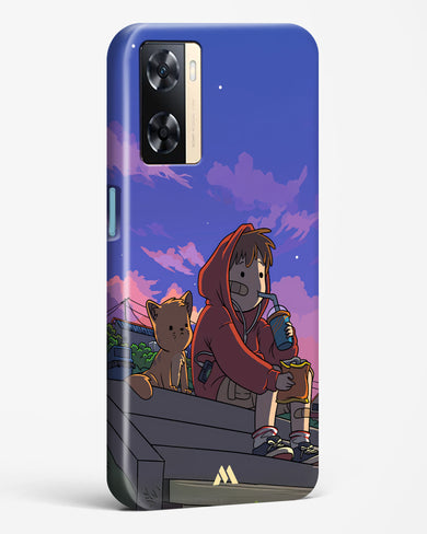 Anime Boy Lo Fi Hard Case Phone Cover (Oppo)