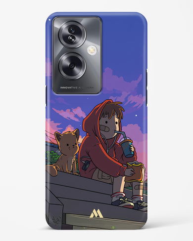 Anime Boy Lo Fi Hard Case Phone Cover (Oppo)