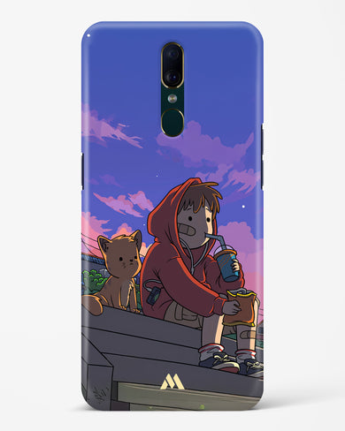 Anime Boy Lo Fi Hard Case Phone Cover (Oppo)