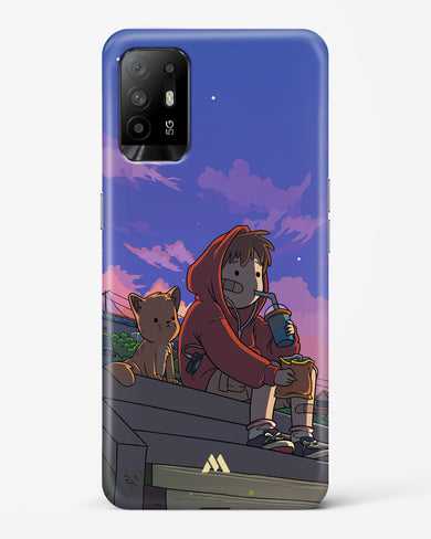 Anime Boy Lo Fi Hard Case Phone Cover (Oppo)