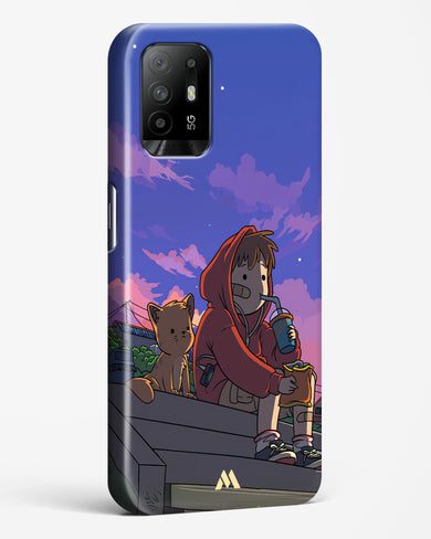 Anime Boy Lo Fi Hard Case Phone Cover (Oppo)