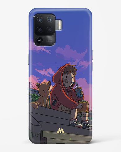 Anime Boy Lo Fi Hard Case Phone Cover (Oppo)