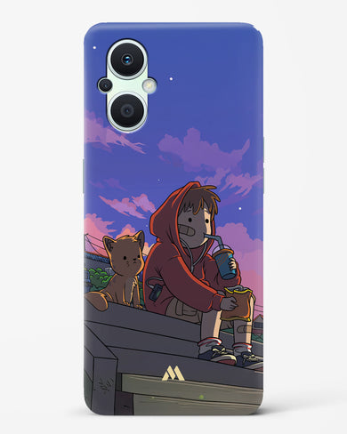 Anime Boy Lo Fi Hard Case Phone Cover (Oppo)