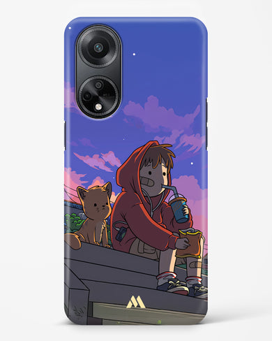 Anime Boy Lo Fi Hard Case Phone Cover (Oppo)