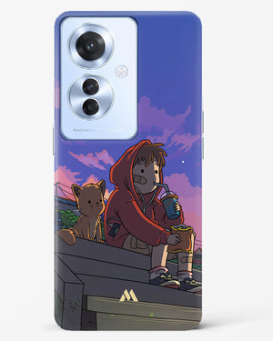 Anime Boy Lo Fi Hard Case Phone Cover (Oppo)