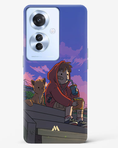 Anime Boy Lo Fi Hard Case Phone Cover (Oppo)