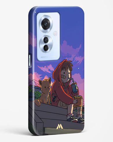 Anime Boy Lo Fi Hard Case Phone Cover (Oppo)