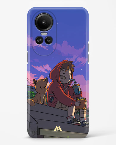 Anime Boy Lo Fi Hard Case Phone Cover (Oppo)