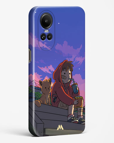 Anime Boy Lo Fi Hard Case Phone Cover (Oppo)