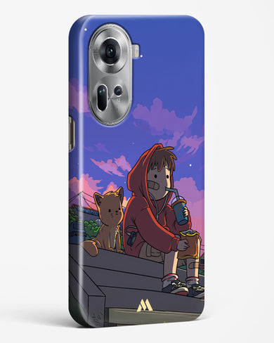 Anime Boy Lo Fi Hard Case Phone Cover (Oppo)