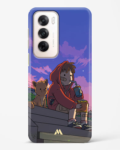 Anime Boy Lo Fi Hard Case Phone Cover (Oppo)