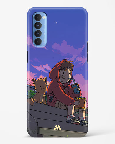 Anime Boy Lo Fi Hard Case Phone Cover (Oppo)