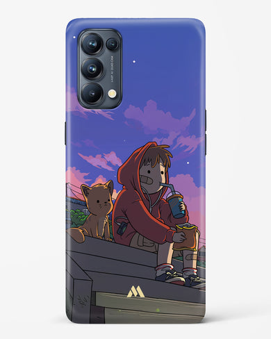 Anime Boy Lo Fi Hard Case Phone Cover (Oppo)