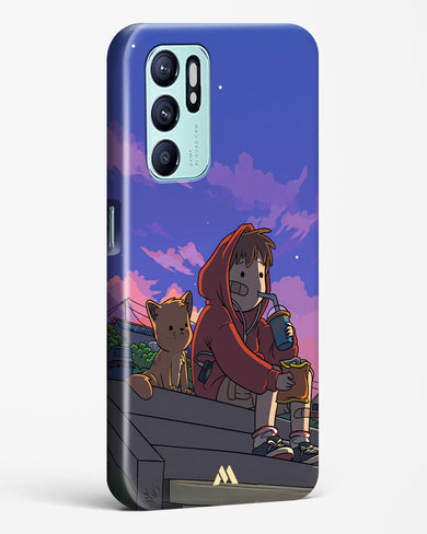 Anime Boy Lo Fi Hard Case Phone Cover (Oppo)