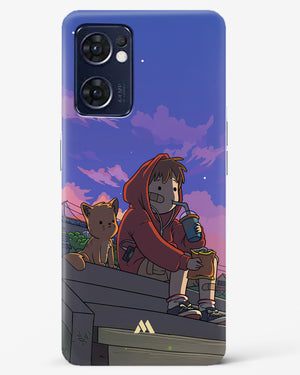Anime Boy Lo Fi Hard Case Phone Cover (Oppo)